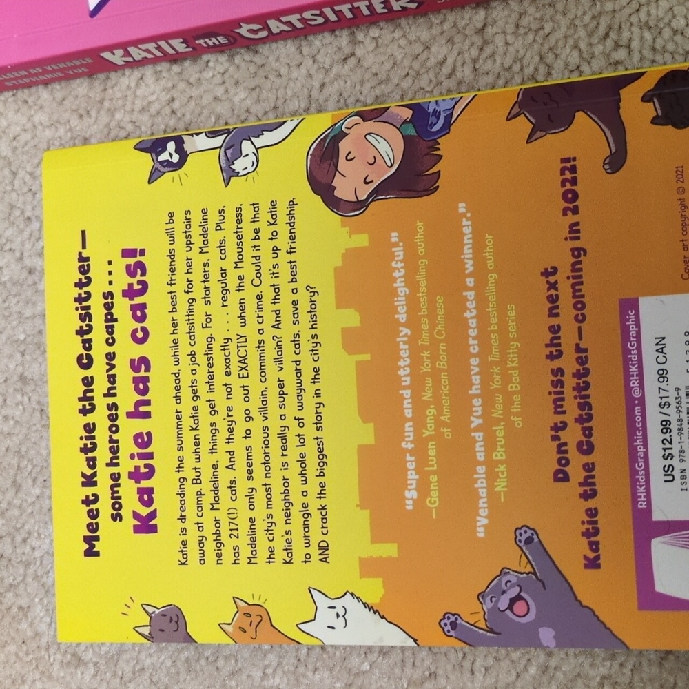 Great Condition Katie The Cat Sitter Kid Graphic Novel Set - Picture 4 of 7